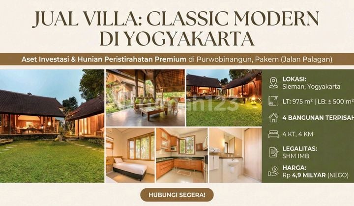 Turn-Key Business! Modern Ethnic Villa (4 Unit Building) in Palagan. Land 975M². High Market Staycation Potential!