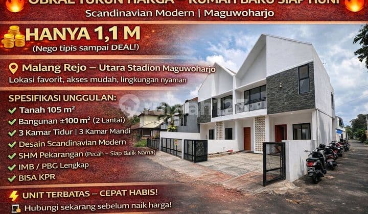 :Fire: Obral Investor! 2 Unit Rumah Baru Siap KPR - Potensi Naik Cepat :Fire: