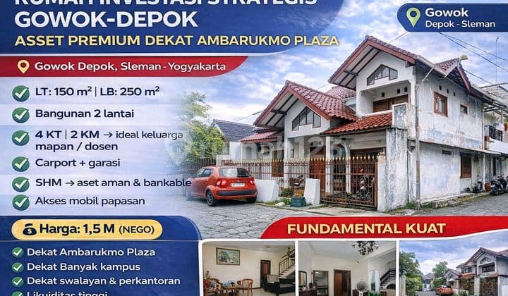 Asset Likuid Tengah Kota - Cashflow & Exit Cepat | Gowok-Depok