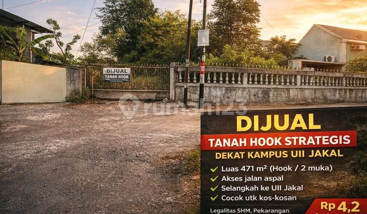 Investasi Tanah Hook Dekat Kampus Uii Jakal - Potensi Kos Tinggi Investasi Tanah Hook Dekat Kampus Uii Jakal - Potensi Kos Tinggi