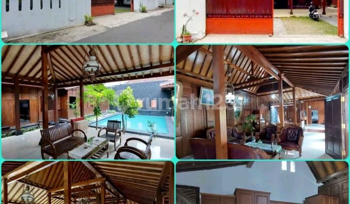 Joglo House Very Strategic With Swimming Pool Kaliurang Km 12