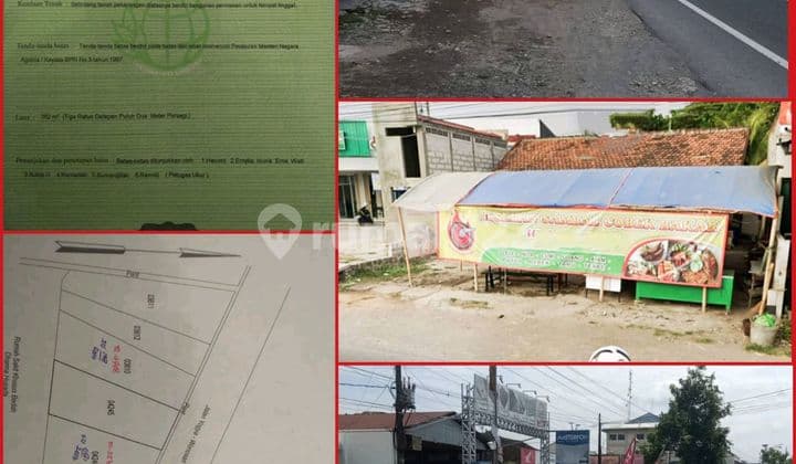 Tanah Pinggir Jalan Raya Wonosari Daerah Berbah