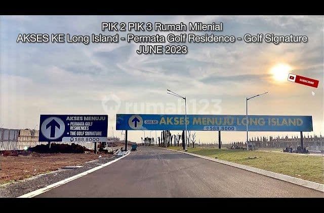 Kavling Hook Residential Posisi Bagus View Danau Siap Bangun di Permata Golf Residence Pik 2 - Pantai Indah Kapuk