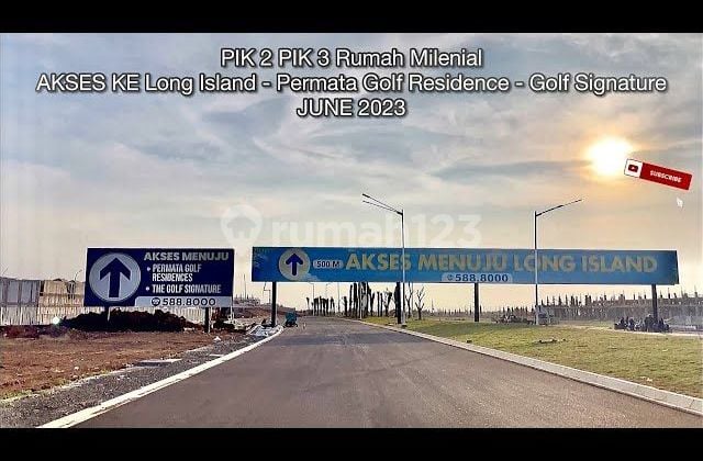 Kavling Hook Residential Posisi Bagus View Danau Siap Bangun di Permata Golf Residence Pik 2 - Pantai Indah Kapuk