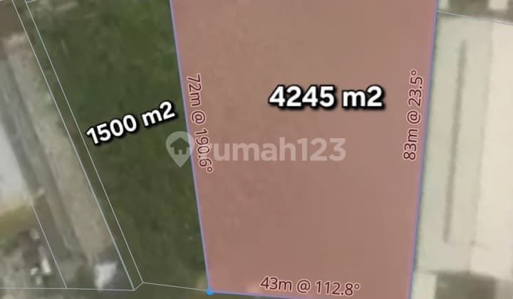 Tanah Komersil di Raya Teuku Umar Barat