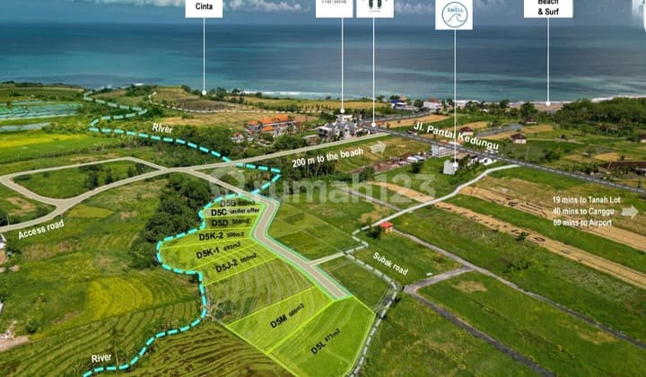 Tanah Kavling Dekat Pantai Kedungu