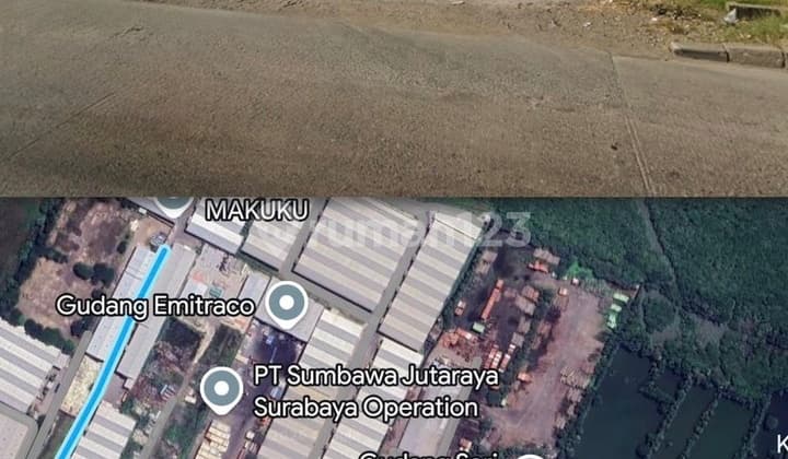 Bangunan Industri Murah Harga Tanah Raya Tambak Langon Dkt Margomulyo