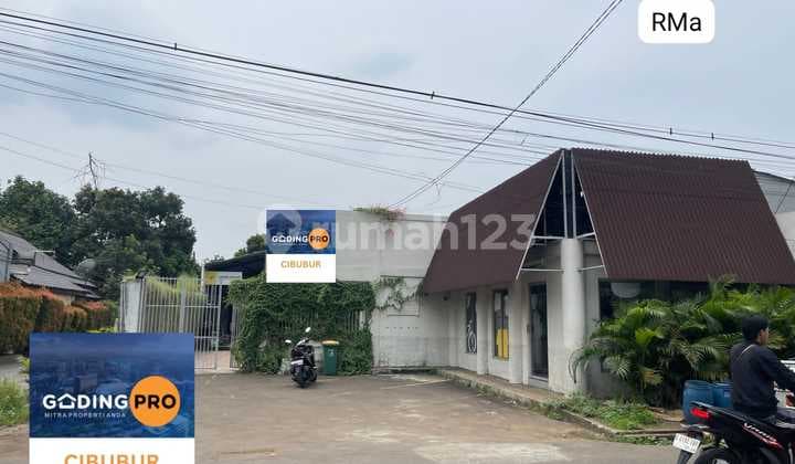 Dijual Ruko / Bangunan Usaha di Radar Auri - Cibubur Eks Coffee Shop & Bengkel | LT 900 M² | Akses Strategis