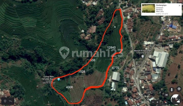 Dijual Tanah Luas 19.606 M² di Cimenyan - Cocok Perumahan Elit & Investasi