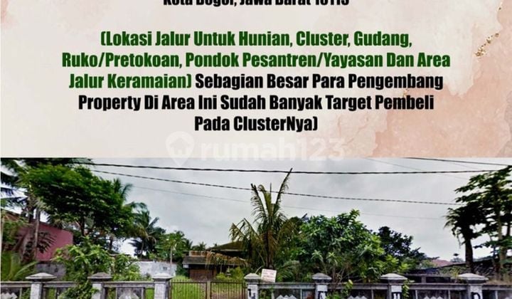 Land Area 5,900 Meters Near Yasmin Bogor West Java.