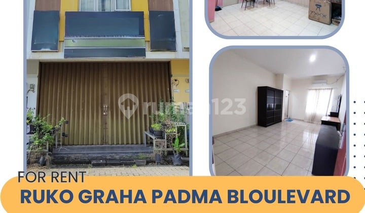 Disewakan Ruko Graha Padma Bloulevard, Semarang Disewakan Ruko Graha Padma Bloulevard, Semarang