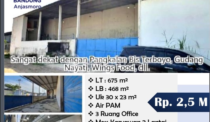 Jual Gudang Terboyo Industri Jual Gudang Terboyo Industri