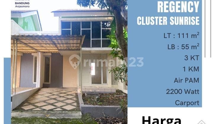 Sewa Rumah Royal Family Cluster Regency Sunrise