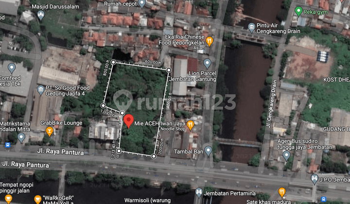 Dijual Lahan Komersial Sangat Strategis di Jl. Raya Daan Mogot, Jakarta Barat