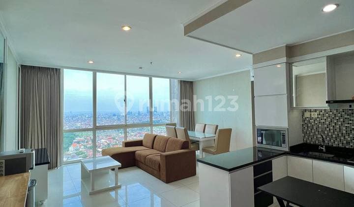 Rent Apartment Via Ciputra World 3+1 BR 35th Floor Fully Furnished