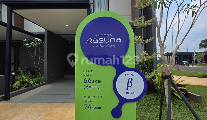 Rumah 2 Lantai Dijual Tipe Beta 6×11, Sutera Rasuna, Dekat MRT & Tol Kunciran - Investasi Hunian Premium