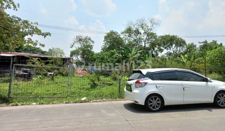 Jual cepat tanah di pinggir jalan gas alam. Dekat tol cijago