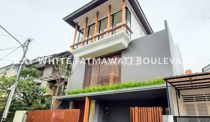 Pondok Indah Rumah Brand New Industrialist Modern Ada Rooftop