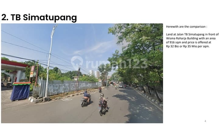 Tb Simatupang Raya Tanah Siap Bangun Zona Komersial Dekat Citos