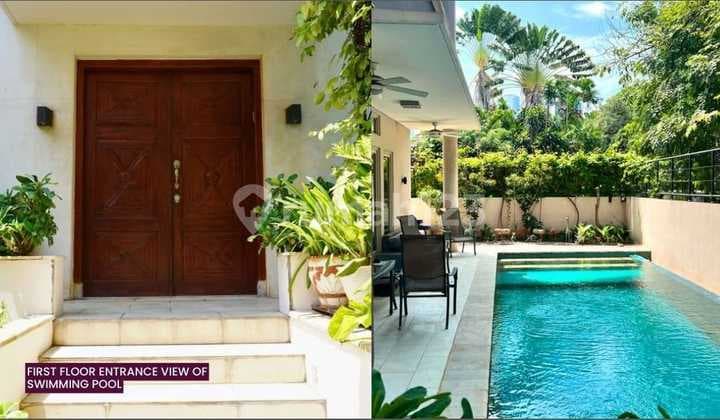 Neat Flood-Free House in Elite SCBD Area Central Jakarta Ready to Occupied