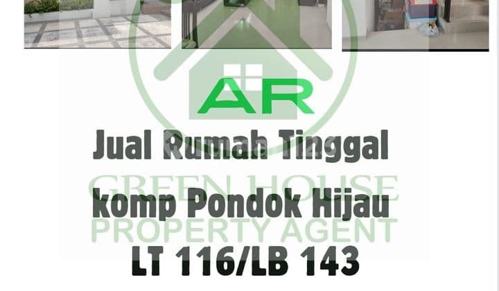 Rumah Tinggal serasa di Villa daerah sejuk Utara kota Bandung Pondok Hijau