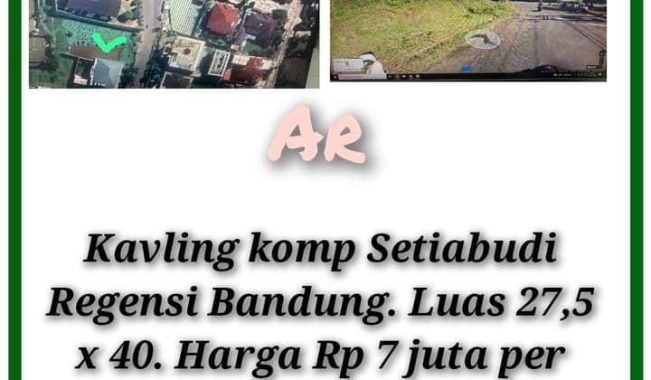 Kav Tanah Di Komplek Setiabudi Regensi Bandung
