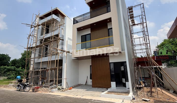 Rumah 3 Lantai Terlaris Japandi Modern Style di Pondok Cabe
