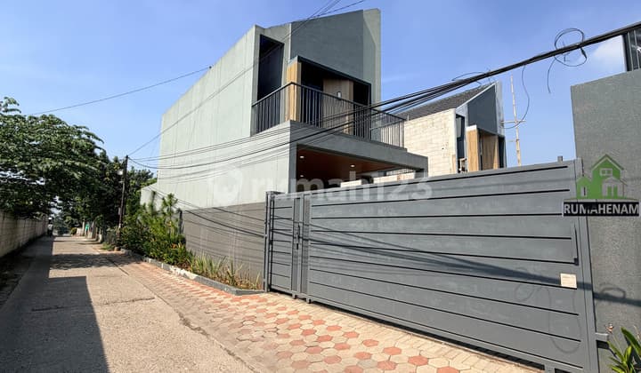 Rumah Furnished Terlaris Japandi Modern Style Dekt Pintu Tol Limo