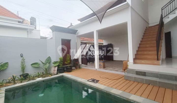 Kbp1511 Minimalist House With Swimming Pool On West Of Bypass Sanur.