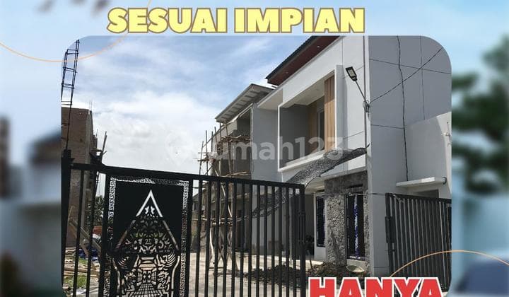 Rumah 2 Lantai Harga 1 Lantai Bagus Dekat Kampus Ums SHM