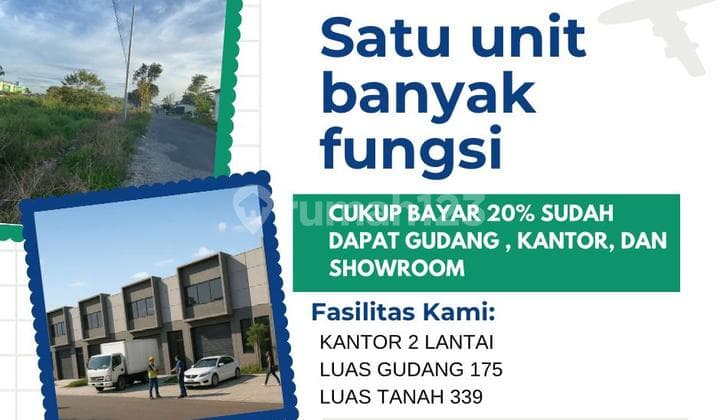 Ruko Gudang 339.0 M² Lokasi Stratesis Disolo Barat