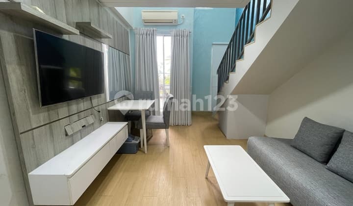 Apartemen Studio Loft Furnished Siap Pakai Sangat Bagus Di Akasa BSD City Dekat Perkantoran Dan Alunara Komersial Area