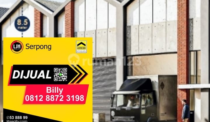 Gudang Produksi Baru untuk Industri Ringan Lokasi Bagus di Parung