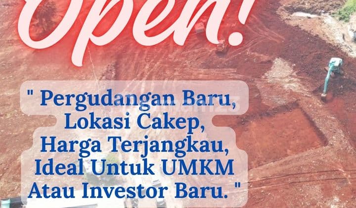 Gudang Baru untuk Bisnis Clothing / Konveksi Bagus Area Parung