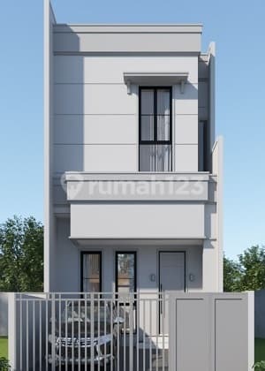 Rumah indent 3 bln disain cantik lingk. aman di Cengkareng. 16199