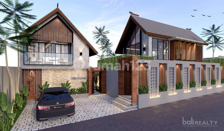 2387 L Avant Garde Four Bedroom Freehold Villa With Spectacular Rice Field And Ocean Views In Cemagi