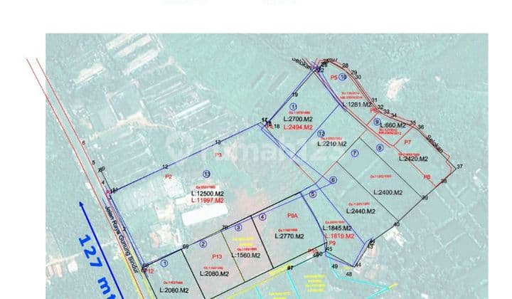 Di Jual Kav Tanah Pabrik/Pergudangan Di Area Gn. Sindur - Bogor