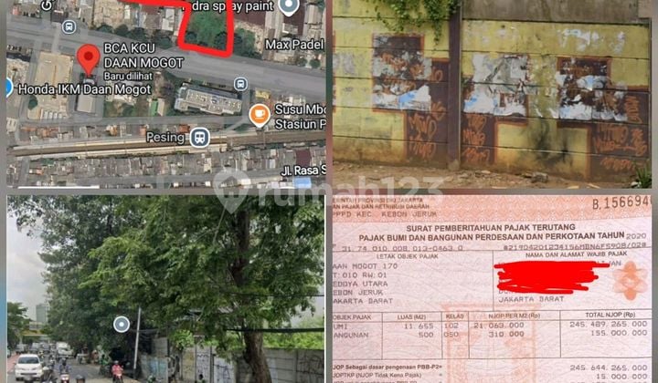 Jual Cepat Lahan Komersial Termurah di Daan Mogot Jakarta Barat