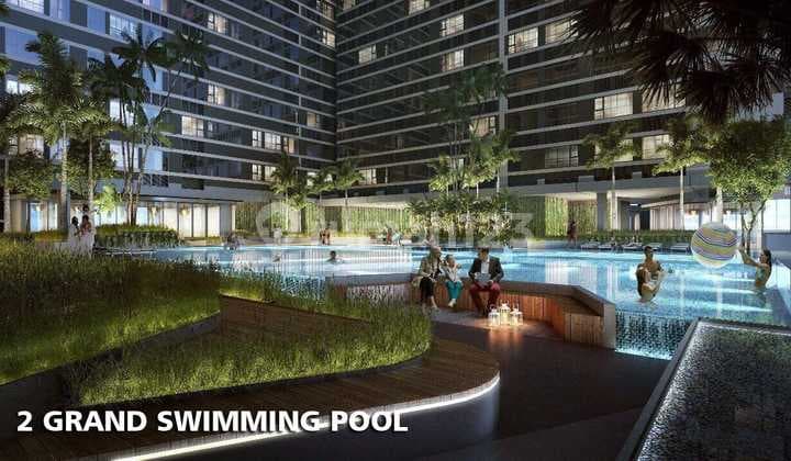 Dijual Apartemen Collins Boulevards Tangerang Kota Diantara Gading Serpong dan Alam Sutera Bagus Siap Huni Full Furnished