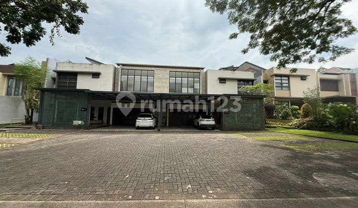 Dijual Rumah Termurah Gandeng 2,5 Lantai Digabung Green Cove BSD Tangerang Carport 20 Mobil Fully Furnished Siap Huni Pau