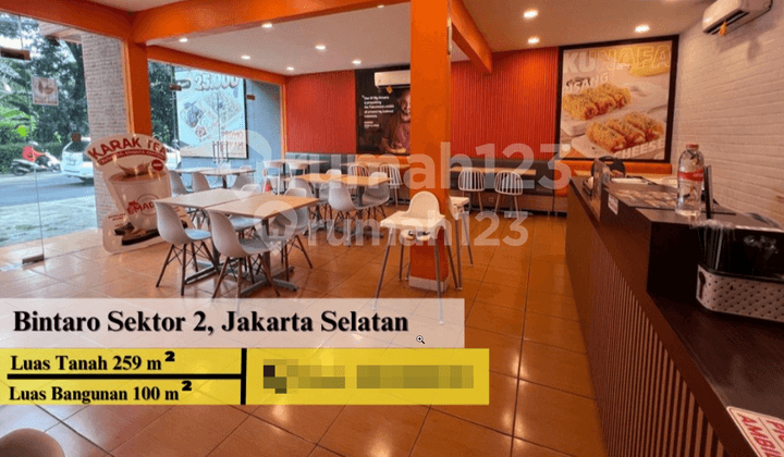 Di Jual Rumah untuk Usaha, Bintaro Sektor 2