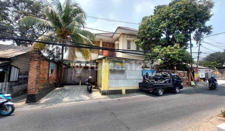Rumah pinggir jl raya cocok untuk usaha di Sukmajaya,Depok