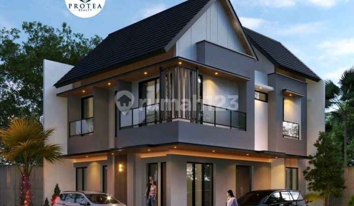 Rumah Minimalis Modern Depan Taman Griyaloka Rumah Minimalis Modern Depan Taman Griyaloka