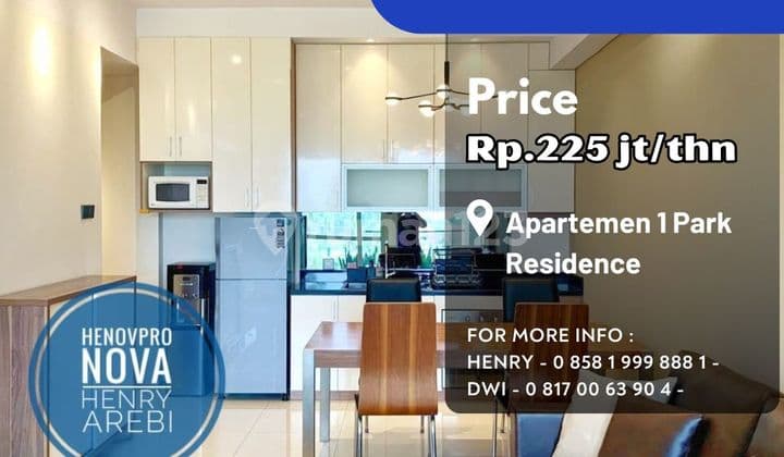 1 Park Residence Unit 2+1BR Furnished Special Price Rare Opportunity