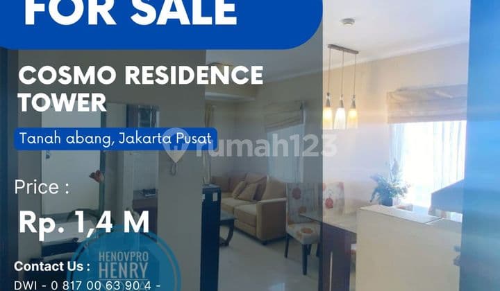 BEST PRICE COSMO RESIDENCE FULL FURNISH BEST VIEW