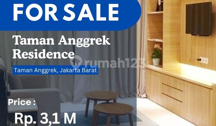 Dijual Cepat 2+1BR Pool View TURUN HARGA Taman Anggrek Residence