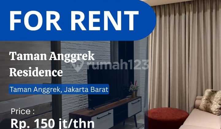 BRAND NEW Taman Anggrek Residence Unit 2BR Full Furnish Combine