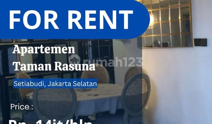 For Rent Apt. TAMAN RASUNA Mid Fl. FULL FURNISH and Best View
