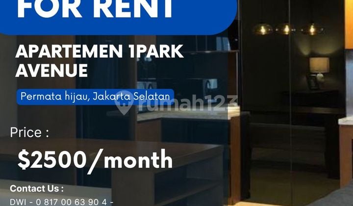 FOR RENT APARTMENT 1PARK RESIDENCE CITY VIEW