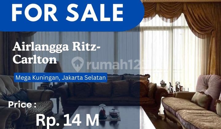 Dijual Cepat Limited Unit Apartemen Airlangga Ritz Carlton